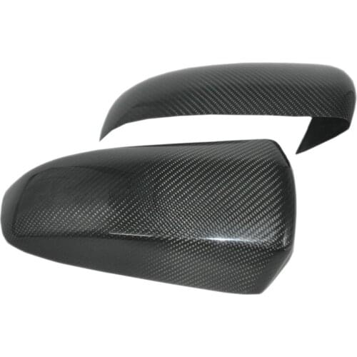 100% Carbon Fiber Car Cover Piar Rear View Mirror Cap Mirror Housings For-BMW X5 E70 X6 E71 2007-2013