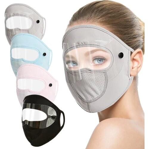 Kitchen Onion Goggles Oil-splash Masks Full Face Ice Silk Mask Adult Stretchy Eye Protection Dust-proof Breathable Washable Mask