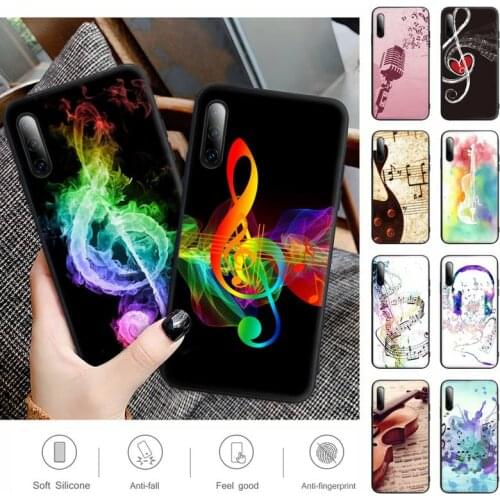 Musical Notes Violin Classical Music Mobile Phone Cover Case For Samsung J4 J5 J6 J7 2016 Note 5 8 Lite 9 10 Plus 20 Ultra