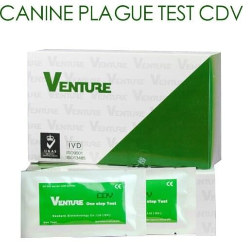 Single pet test paper Canine plague test CDV minor disease test board Pet dog test paper