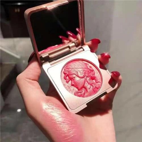 Milk Tea Blush Palette Face Natural Pigmented Cheek Blusher Makeup Face Blush Shimmer Contour Powder Highlighter Bronzer Palette