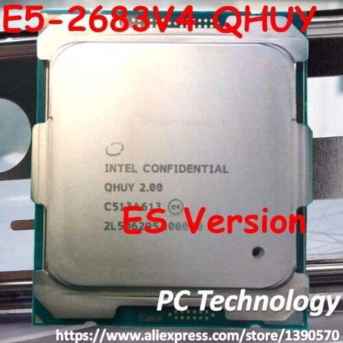 Original Intel Xeon processor ES Version QHUY/QHZE E5-2683V4 2.00GHZ 16-Cores 40MB E5-2683 V4 E5 2683 V4 LGA2011-3 E5 2683V4