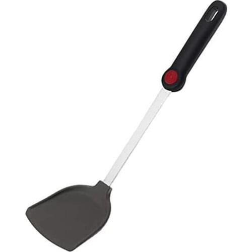 Silicone Shovel Non-Stick Pan Spatula Cooking Shovel Stainless Steel Kitchen Utensils