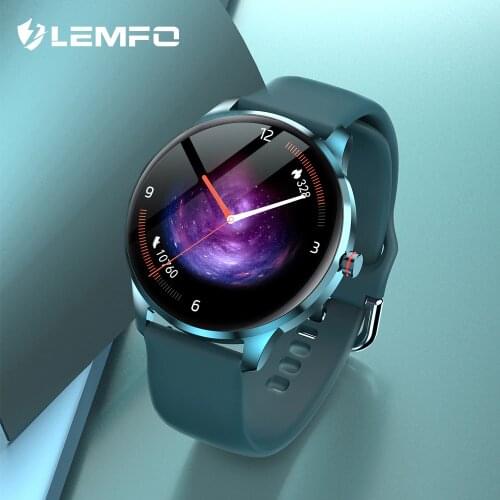 LEMFO LF29 Smart Watch Men IP68 Waterproof Aluminum Alloy Case DIY Dual Extra Strap 10 Sport Modes Watches 2021 for Android IOS