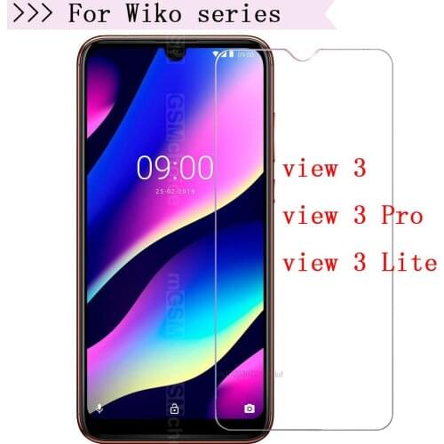 For Wiko view 3 Tempered Glass Screen Protector 9H 2.5D Safety Protective Mobile Phone Film On For Wiko view 3 Pro Lite