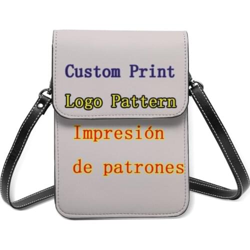 NOISYDESIGNS Custom Pattern Print Microfiber Leather Change Bag Mobile Phone Bag For Shoulder Pocket Wallet Mini Crossbody Bags