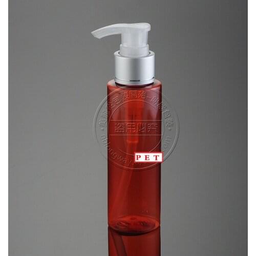 100ml PET bottle with lotion pump(long mouth) cosmetic packing,empty 100 ml plastic cosmetic bottle for liquid and lotion cream