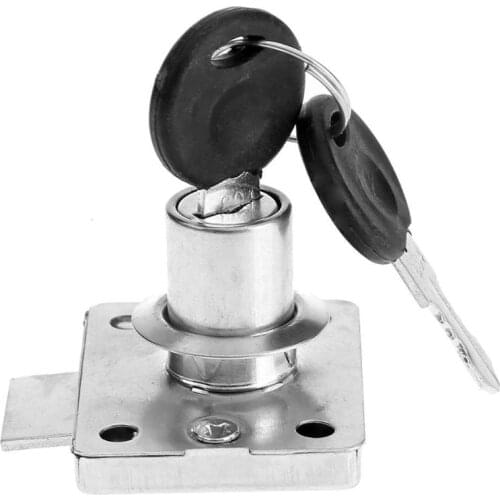 138C-22 Desk Drawer Lock Wardrobe Locks Cabinet Locks Furniture Cam Locks Cold Rolled Steel Zinc Alloy Cabinet Locker with 2 Key