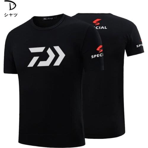 2021 Daiwa Fishing Shirts Men Outdoors Clothes Fishing Clothing Anti-UV Special Wicking Breathable Short Sleeve Fishing Shirt