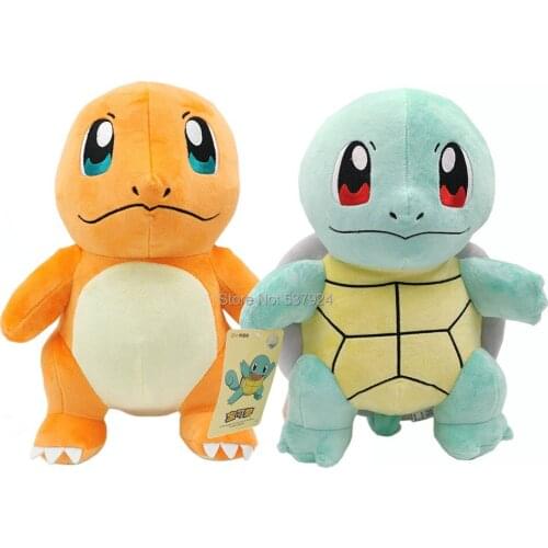 5PCS Genuine Charmander Squirtle 12“30CM Plush Doll
