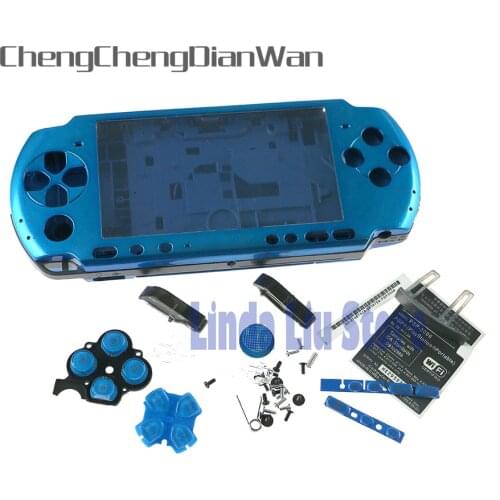 6sets/lot For PSP3000 PSP 3000 Shell Old Version Game Console replacement full housing cover case with buttons