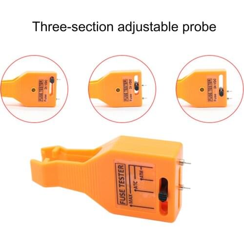 70% HOT SALES!!! 2 in 1 Fuse Tester Multifunctional Portable Checking Blade Fuse Checker Puller Tool for Auto Wholesale Dropship
