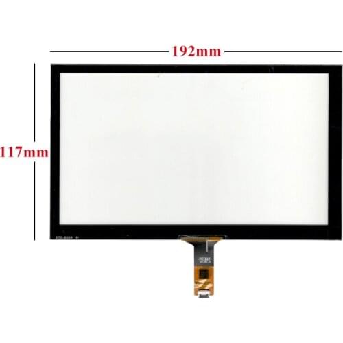 8-inch 192*117 on-board capacitive touch screen /DVD navigation capacitive touch screen, free delivery