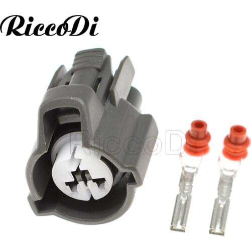 1-20Sets Sumitomo 2 Ways HW 090 Series Female Fuel Injector Motorcycle Automotive Connector 6189-0533 With Terminals Pins