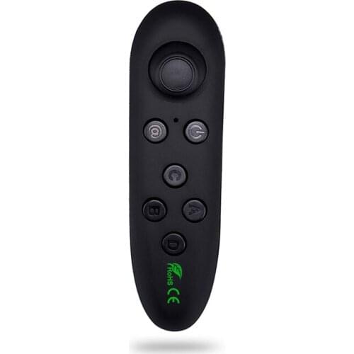 Wireless Bluetooth Remote Control Vr Controller For Android Ios Game 3D Virtual Reality Glasses Gamepad Joystick Black
