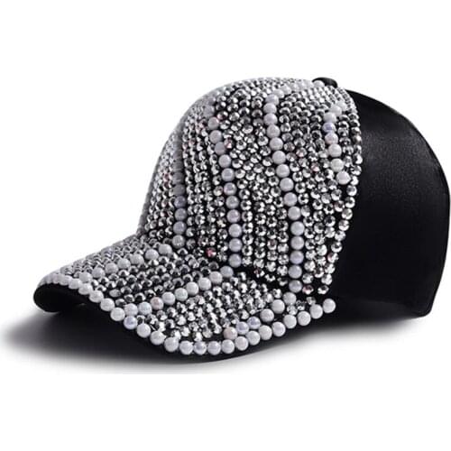 New Pearl Dad Hat 100% Cotton Embroidered Baseball Cap Mens and Womens Snapback Hat Street Fashion Hip-Hop Casual outdoor caps