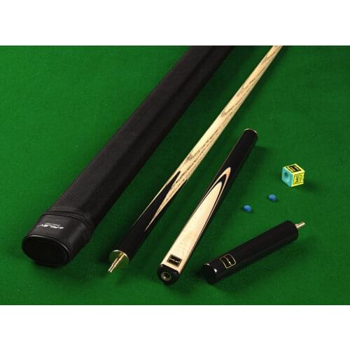 RILEY Snooker Kit RHY Handmade 3/4 Piece Snooker Cue One Piece Cue with RILEY Case with Extension 9.5 mm Tip Billiard Cue