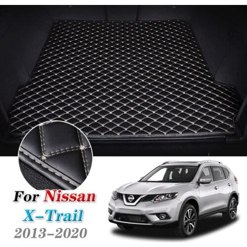 For Nissan X-Trail T32 XTrail 2013 2014 2015 2016 2017 2018 Leather Car Trunk Mat Carpet Rogue Tail Cargo Liner Pad Boot Mat