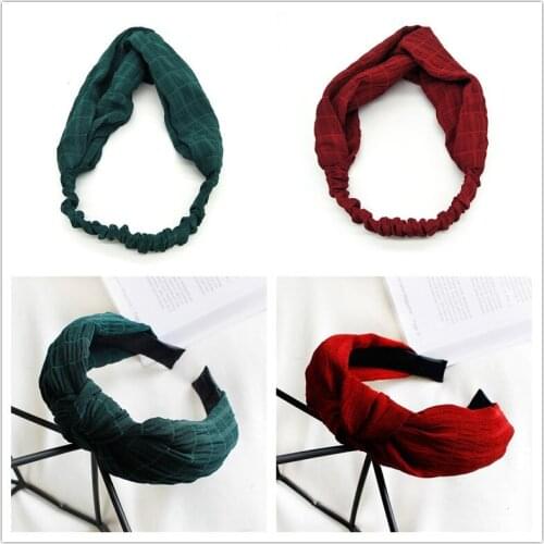 Summer fashion knot hairband women girls turban headband hair head bands hoop accessories for women scrunchy headwrap headdress