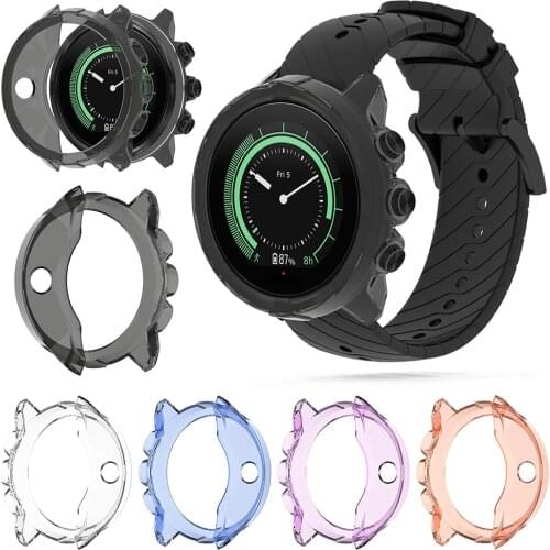 Soft TPU Replacement Case Shell Durable Universal Smartwatch Protective Shell For Suunto 9/9 Baro/Spartan Watch Case Cover