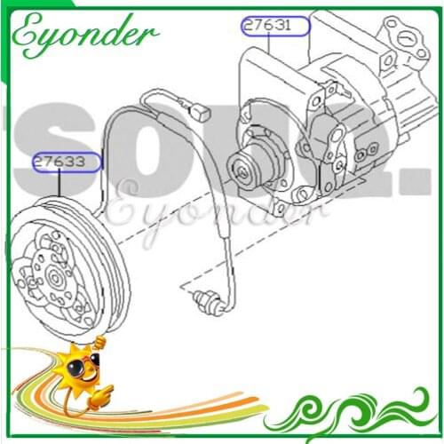 A/C AC Air Conditioning Compressor Cooling Pump for Nissan BLUEBIRD SYLPHY 926008N200 92600WE410 926108N000 QG13DE QG15DE QG18DE