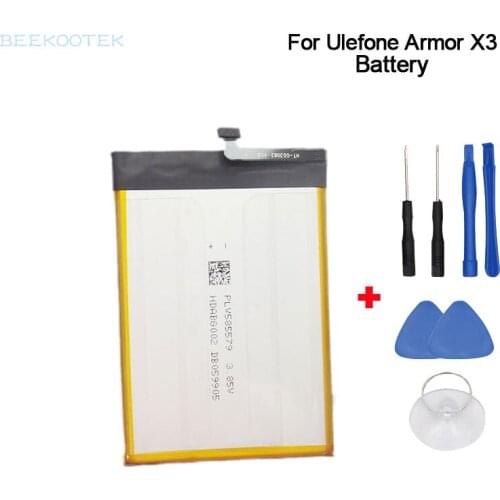 New Original Ulefone Armor X3 Mobile Phone Battery GQ3082 5000mAh 5.5inch For Ulefone Armor X3 Smartphone