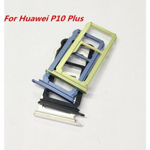 Wholesale Price 50PCS/Lot SIM Card SD Card Tray Holder Slot Adapter Socket Replacement Repair Spare Parts for Huawei P10 Plus