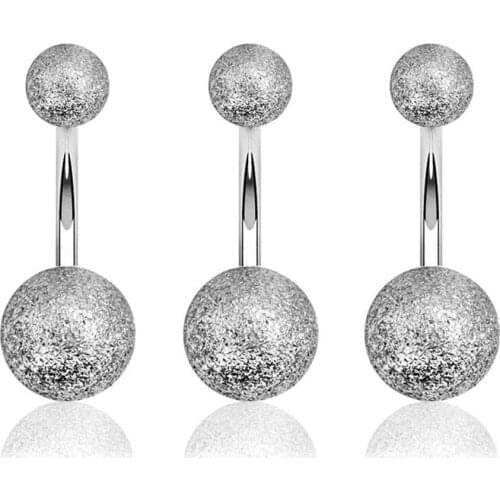 1PC Sexy Belly Button Ring Stainless Steel Navel Nombril Piercing 10mm 3/8" Barbell For Women Girls Body Jewelry