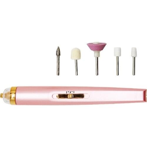 Portable Electric Nail Drill Machine Kit Manicure Drill Nail Art Pen File Nail Tools Grinding Burnishing Polisher Pedicure Kit