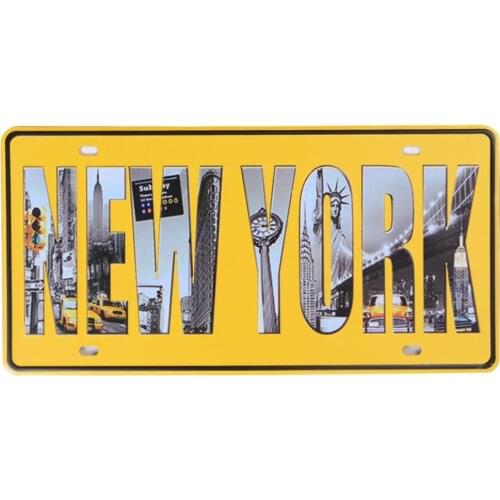 Rectangle Metal Vintage Tin Sign for Wall Decor, 15 x 30 cm / 6 x 12 inch