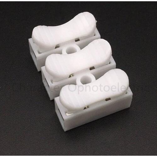 100pcs CH2 Quick Splice Lock Wire Connectors 2Pins Electrical Cable Terminals 20x17.5x13.5mm For Easy Safe Splicing Into Wires