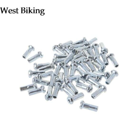50 Pcs/Set Bicycle Spoke 14G 12mm Steel Metal Cover MTB Bike Parts Fixed Gear Folding Bikes Universal Practical Protective