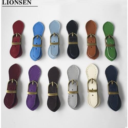 Lionsen Bag Magnetic Buttons Genuine Leather Bronze Hasp Buckle for Women Handmade DIY Crossbody Handbag Fastener Accessories KZ