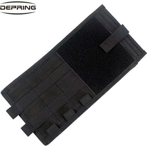 Tactical MOLLE Car Truck Vehicle Visor Panel EDC Tools Pouch Organizer CD Storage Bag Auto Accessories for Outdoor