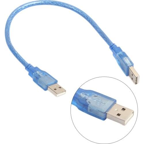 30CM USB 2.0 Extension Cable Extender Male To Male USB Data Cables For PC Keyboard Printer Camera Mouse Game Controller