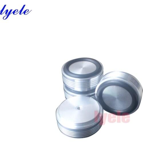 Amplifier feet pad 44*17 silver all aluminum speaker isolation feet