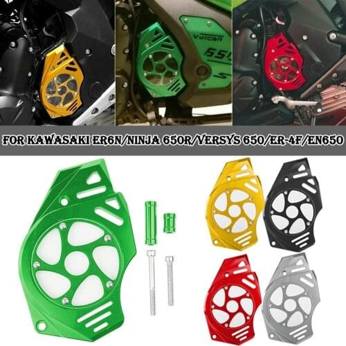 Front Sprocket Chain Guard Protector Engine Cover for Kawasaki Ninja 400 ER6N ER6F ER4F VN650 Vulcan S Versys KLE 650 2006-2020