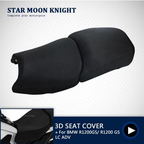 For BMW R1200GS Motorcycle Protecting Cushion Seat R 1200 GS LC ADV Adventure Fabric Saddle Cool Cover Motorbike Accessories
