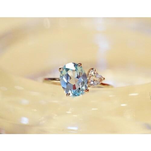 925 sterling silver ring zircon ring explosions dripping heart raw stone jewelry for Women Romantic wedding ring