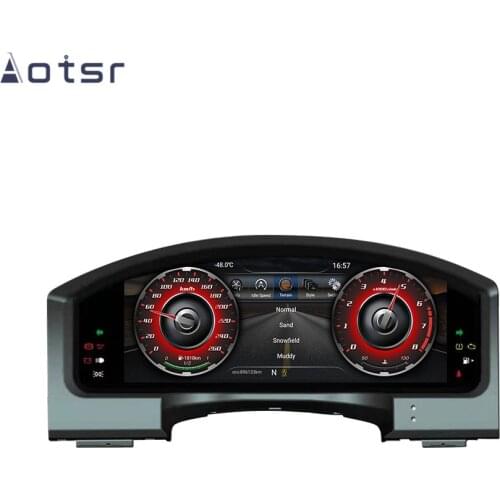 12.3" Android 9 Car LCD instrument dashboard screen GPS Navigation For Toyota Land Cruiser 2012-2019 Multimedia player