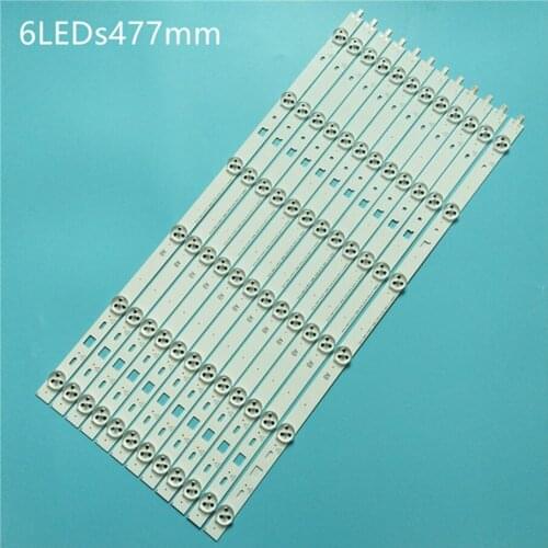 12 PCS/set 6LEDs 477mm LED backlight strip for KDL-48W600B TV LG Innotek 48inch FHD NDSOEM A B TYPE REV0.0