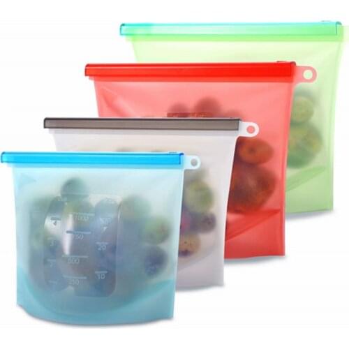 Food Grade BPA FREE Silicone Bag Reusable Versatile Cooking Bag for Milk, Juice, Sandwich, Meat