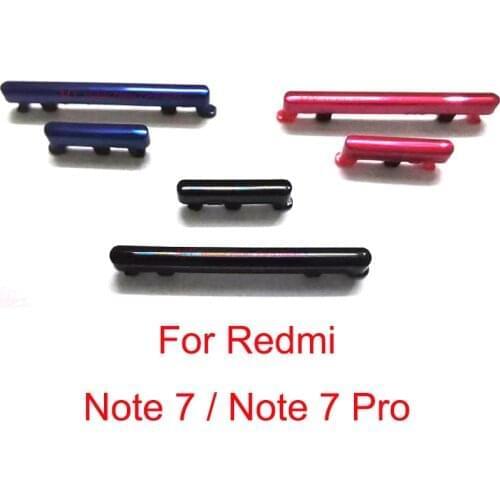 2 Sets New Volume Power Side Button Power ON OFF Volume Up Down Side Button Key For Xiaomi Mi Redmi Note7 Note 7 / Note 7 Pro