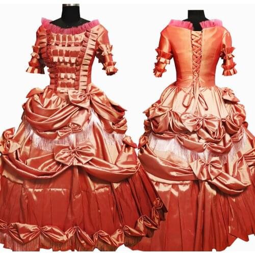 2020 New victorian Halloween Cosplay dress Colonial Georgian Renaissance Gothic Historical dress D-650
