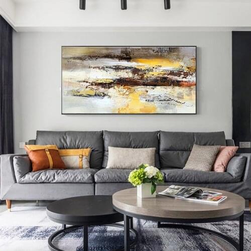 2021 Oil Painting On Canvas Handmade Abstract Modern Paintings For Living Room Bedroom Wall Decoration Painting Hand Painted