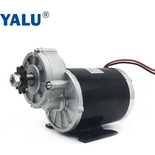 450W 36V Kids Toy Car Brush Motor MY1020Z Permanent Magnet DC Motor with Sprocket for Power Wheels Cars and Track Based Cart