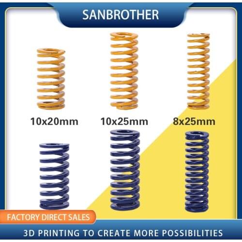 Heated Bed Springs Die Light Load Compression Spring DIY Extrusion Spring for 3D Printer CR-10 10S S4 Ender 3 MK8