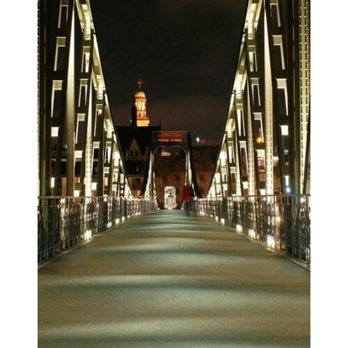5x7ft Bridge in Dark Photography Backdrops Photo Props Studio Background