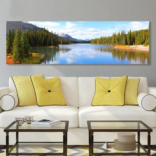 5d Diy diamond painting summer Snow mountain lake landscape diamond embroidery sale diamond mosaic Park scenery large size A2038