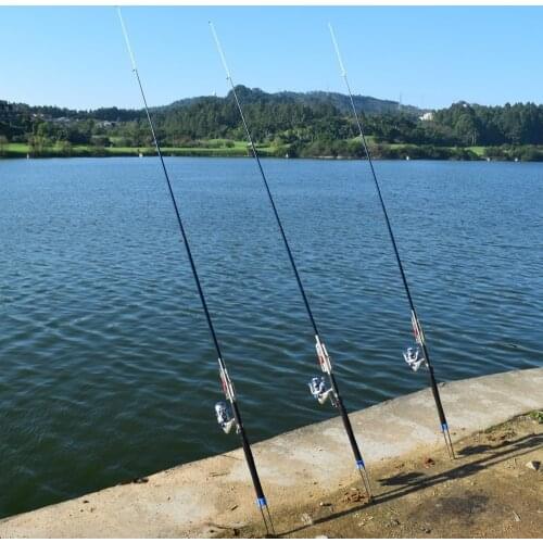 Full Sizes CaiGao 2.1m 2.4m 2.7m 3.0m Automatic Fishing Rod Sea River Lake Pool Fishing Pole Device (Without Reel)